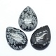 Natural Snowflake Obsidian Cabochons(X-G-P393-G11)-1