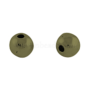 Tibetan Style Alloy Round Spacer Beads, Cadmium Free & Nickel Free & Lead Free, Antique Bronze, 4mm, Hole: 1mm(TIBEB-945-AB-NR)