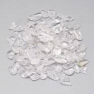 Natural Quartz Crystal Beads, Rock Crystal Beads, Tumbled Stone, No Hole/Undrilled, Chips, 8~20x5~10x1~7mm(G-Q947-34)