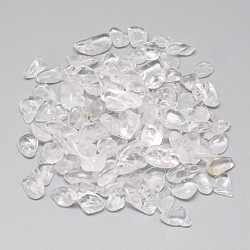 Natural Quartz Crystal Beads, Rock Crystal Beads, Tumbled Stone, No Hole/Undrilled, Chips, 8~20x5~10x1~7mm(G-Q947-34)