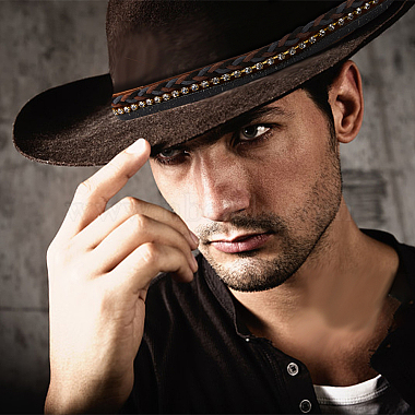 ceinture de chapeau de cowboy du sud-ouest en strass cristal(DIY-WH0401-99)-6