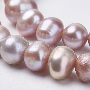 Natural Cultured Freshwater Pearl Beads Strands(PEAR-D187-12)-3