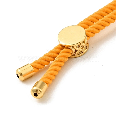 Наполовину готовые браслеты-слайдеры из скрученной миланской веревки(FIND-G032-01G-02)-5