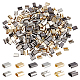 180Pcs 6 Style Iron Ribbon Crimp Ends(FIND-WR0004-92)-1