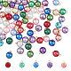 Hobbiesay 150pcs 5 couleurs pendentifs en perles de verre(GLAA-HY0001-09)-1
