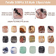 fashewelry 100шт. 10 бусины из натуральных драгоценных камней в стиле(G-FW0001-20)-4