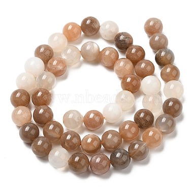 Natural Multi-Moonstone Beads Strands(G-J157-8mm-06)-3