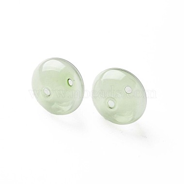 Transparent Handmade Blown Glass Globe Beads(GLAA-T012-52F)-3