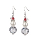 GLass Dangle Earrings(EJEW-TA00438)-1