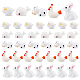 PandaHall Elite 50Pcs 5 Style Opaque Resin Mini Animal Sculptures(DJEW-PH0001-20)-1