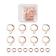 Brass Leverback Earring Findings(KK-TA0007-89RG)-8