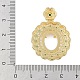 Oval Brass Micro Pave Cubic Zirconia Pendant Cabochon Settings(KK-U026-03G)-3