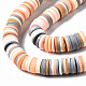 Handmade Polymer Clay Beads Strands(X-CLAY-R089-8mm-108)-2