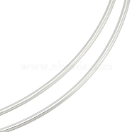 1Pc 999 Fine Silver Sterling Silver Wire, Round, for Rings Bangles Jewelry Making, 1 Sheet Double Sided Suede Fabric Silver Polishing Cloth, Silver, Wire: 1.1mm, about 1.64 Feet(0.5m)/pc(STER-BC0002-07A)