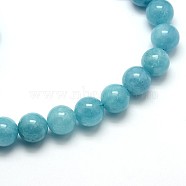 Natural Quartz Beads Strands, Dyed, Round, 6mm, Hole: 1mm, about 65pcs/strand, 15.5 inch(X-G-O047-07-6mm)