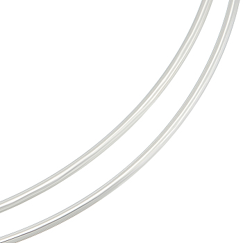 1Pc 999 Fine Silver Sterling Silver Wire, Round, for Rings Bangles Jewelry Making, 1 Sheet Double Sided Suede Fabric Silver Polishing Cloth, Silver, Wire: 1.1mm, about 1.64 Feet(0.5m)/pc