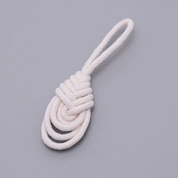 Cotton Napkin Rings, Napkin Holder Adornment, Restaurant Daily Accessiroes, Teardrop, Floral White, 101x29x15mm