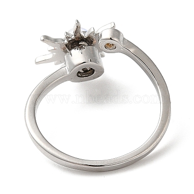 bague ouverte œil de chat rotative avec zircone cubique(RJEW-Q776-01G-03)-5