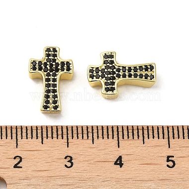 Rack Plating Brass Micro Pave Cubic Zirconia Beads(KK-K377-15G)-3