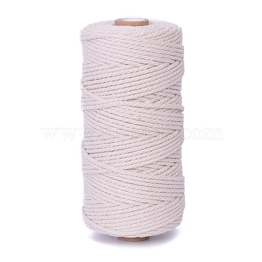 3mm Seashell Color Cotton Thread & Cord