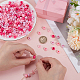 800Pcs 4 Colors Plastic Beads Sets(KY-SP0001-24D)-3