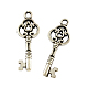 Tibetan Style Alloy Skeleton Key Pendants(TIBEP-Q043-014-RS)-1