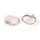 Electroplate Natural Sea Shell Pendants(SSHEL-T018-15)-2