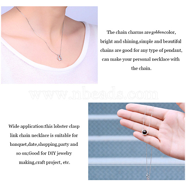 304 Stainless Steel Necklace(MAK-K004-09P)-6