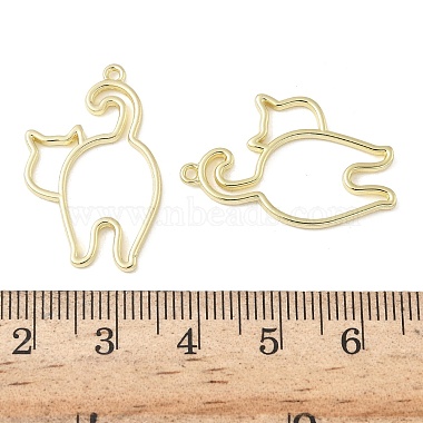 合金オープンバックベゼルペンダント(FIND-L025-02G)-3