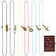 12Pcs 6 Styles Polyester Notebook Elastic Ropes(HJEW-OC00391)-1