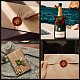 Retro Christmas Golden Tone Brass Sealing Wax Stamp Head(AJEW-WH0208-815)-7