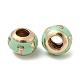 Golden Tone Alloy Enamel European Beads(FIND-E044-10G-02)-2