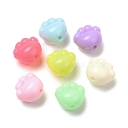 Opaque Acrylic Beads, Foot, Mixed Color, 11x10x9.5mm, Hole: 1.6mm, about 819pcs/500g(OACR-A020-10)