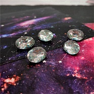 Transparent Pointed Back Resin Rhinestone Cabochons, Faceted, Oval, Clear, 13.5x9.5x5.5mm(CRES-WH0002-08C)