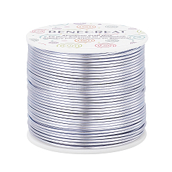 Round Aluminum Wire, Cornflower Blue, 15 Gauge, 1.5mm, about 223.09 Feet(68m)/roll(AW-BC0001-1.5mm-22)
