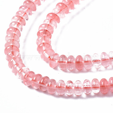 Cherry Quartz Glass Beads Strands(G-S366-106)-3
