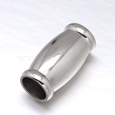 304 Stainless Steel Magnetic Clasps with Glue-in Ends(STAS-M200-A-01)-2