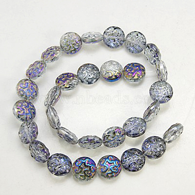 Electroplated Glass Beads(X-EGLA-H002-B-07)-2