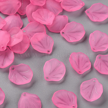 Hot Pink Petaline Acrylic Pendants