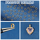 2 Bags Brass Split Rings(FIND-BC0005-12B)-4