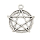 Tibetan Style Zinc Alloy Pentagram Pendants(TIBEP-R334-333AS-RS)-1