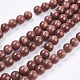 Synthetic Goldstone Bead Strands(X-G-R193-04-8mm)-1