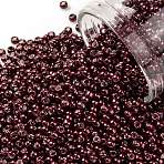 TOHO 11/0 Round Beads, Japanese Seed Beads, (564) Galvanized Cabernet, 2.2mm, Hole: 0.8mm, about 1103pcs/10g(X-SEED-TR11-0564)