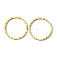 Brass Linking Rings, Flat Ring, Raw(Unplated), 16x0.8mm, Inner Diameter: 14mm(KK-B085-12C-05)