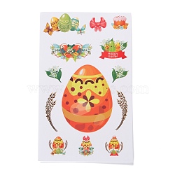 Easter Theme Paper Gift Tag Self-Adhesive Stickers, for Gift Packaging and Party Decoration, Easter Theme Pattern, 18x11x0.02cm(DIY-K034-01A)