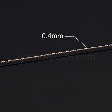 BENECREAT 3 Strands Copper Craft Wire(CWIR-BC0008-0.4mm-R)-2