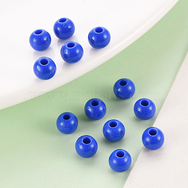 Opaque Acrylic Beads(X-MACR-S370-C6mm-10)-6