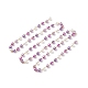 Handmade Glass Pearl Beaded Chain(AJEW-JB01134-02)-1