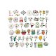 50шт 50 стиля цветочная тема наборы наклеек для домашних животных(STIC-P003-04)-1
