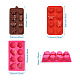 Boutigem 3pcs 3 moldes de fondant de colores(DIY-BG0001-17)-3